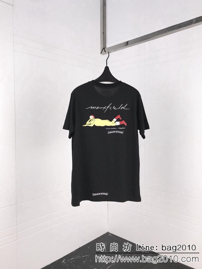 Chrome Hearts克羅心 19ss 聖誕老人sex arty 限定T恤 定制原版純棉面料 高版本情侶款 ydi2231